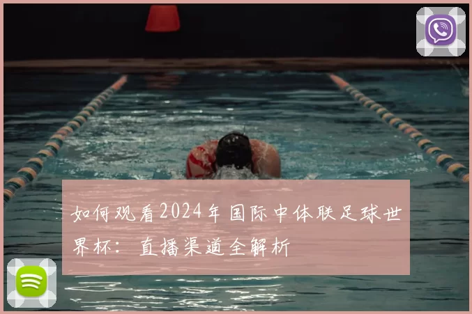 如何观看2024年国际中体联足球世界杯:直播渠道全解析